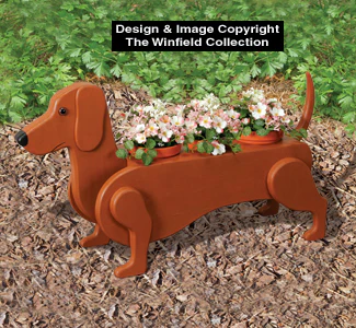 Dachshund Flower Pot Planter Plan