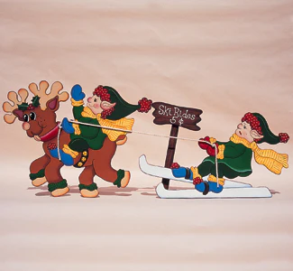Dancer's Ski Tow Woodcraft Pattern (F)