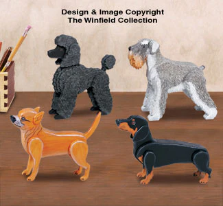 Desk Dog Pattern Set 2 Wood Plan - Downloadable