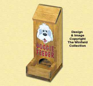 Doggie Feeder Woodcraft Pattern(F)