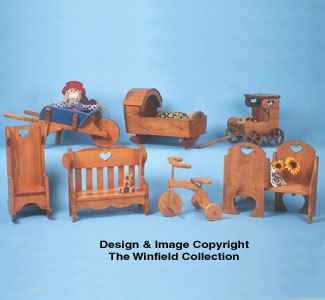 Doll Furniture Pattern Set #1 ( CT6,7,8,9,12,19,25)