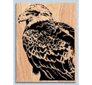 Eagle Pose Scroll Saw Pattern