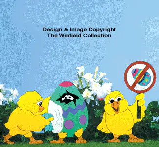 Easter Picket Line Woodcraft Pattern