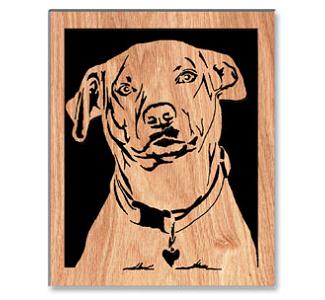 Faithful Friend Scrolled Art Project Pattern