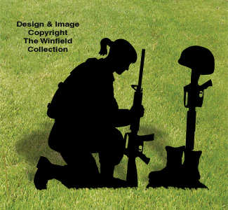 Fallen Soldier Shadow 2 Woodcrafting Pattern