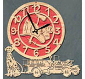 Firefighter Clock Project Pattern