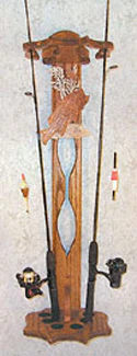 Fishin' Rods Holder #1 Intarsia Project Patterns