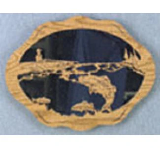 Fishing Boat Life Mirror Project Pattern