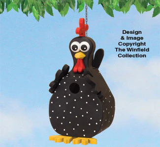 Funky Chicken Birdhouse Pattern