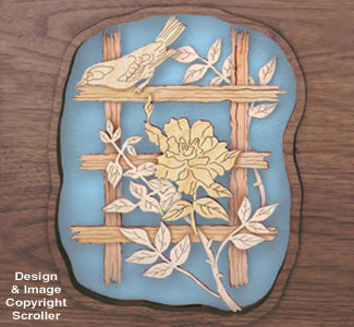 Garden Bird Rose Project Pattern - Downloadable