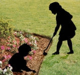 Garden Kids Shadow Woodcraft Pattern(F)