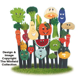 Garden Markers Woodcraft Pattern