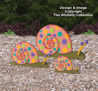 Garden Snails Woodcraft Pattern