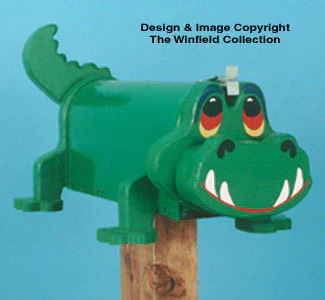 Gator Mailbox Woodcraft Pattern(F)