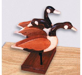 Geese Trio Intarsia Project Pattern