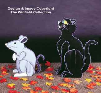 Giant Cat & Rat Woodcraft Pattern(F)