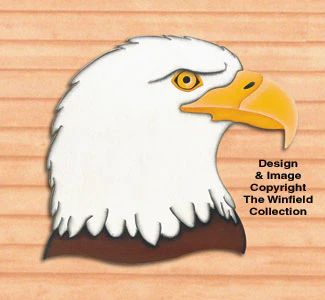 Giant Eagle Head Woodcraft Pattern(F)