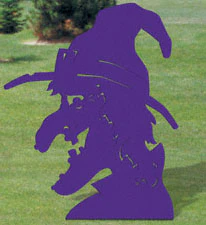 Giant Witch Head Shadow Woodcraft Pattern