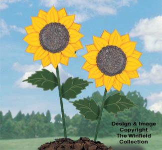 Giant Yard Sunflowers Woodcraft Pattern