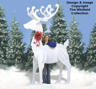 GIGANTIC Reindeer Premium Woodcraft Pattern