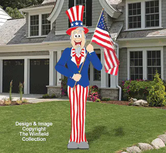 GIGANTIC Uncle Sam Premium Woodcraft Pattern
