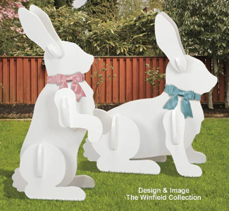 GIGANTIC Yard Rabbits Woodcraft Pattern