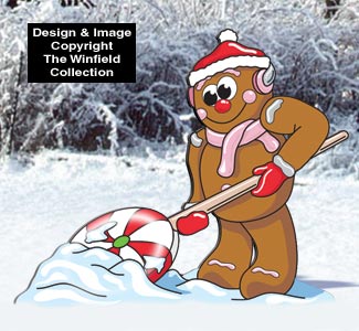 Gingerbread Shoveler Pattern