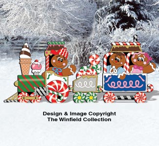 Gingerbread Train Pattern(W)