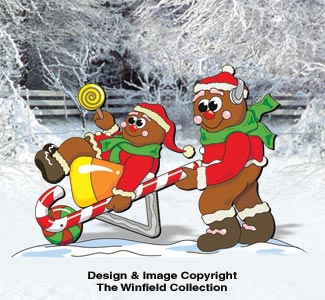 Gingerbread Wheelbarrow Pattern