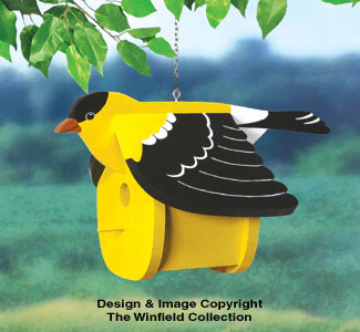 Goldfinch Birdhouse Wood Project Pattern