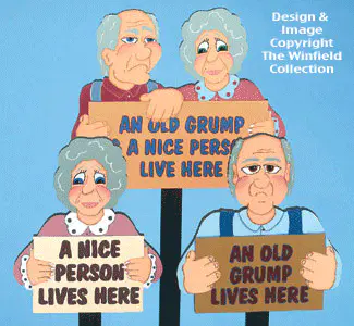 Grandparent & Odd Couple Signs