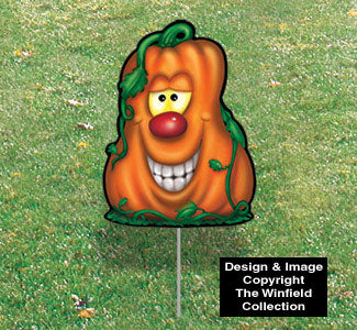 Halloween Yard Art - Smiley