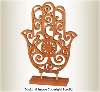 Hamsa Shelf Decor Pattern
