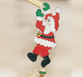 Hang On Santa Woodcraft Pattern(F)
