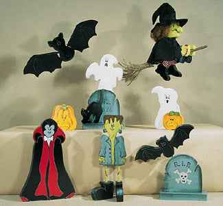 Haunted Halloween Woodcraft Pattern(F)