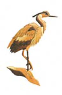Heron Intarsia Project Pattern