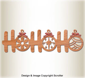 Ho-Ho-Ho Holiday Decor Pattern - Downloadable