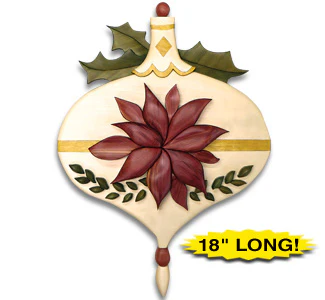 Holiday Intarsia Wall Ornament Pattern
