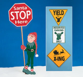 Holiday Traffic Signs  (F)