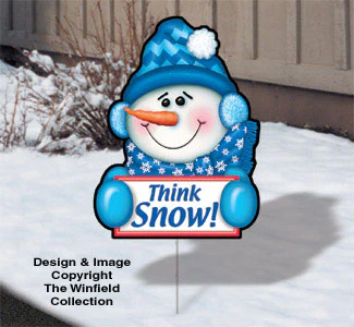 Holiday Yard Art - Snowy