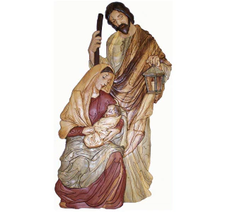 Holy Family Intarsia Pattern