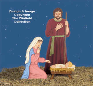 Holy Family Woodcraft Pattern Set