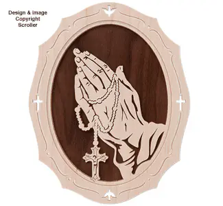 Holy Rosary Frame-N-Art Scroll Design
