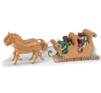 Horse Drawn Victorian Sleigh Scroll Saw Pattern