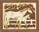 HORSES Scroll Saw Pattern  (F)
