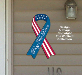House Ribbon - Pray For Peace Pattern
