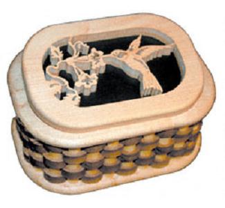 Hummingbird Split Ring Box Project Pattern