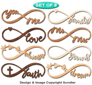 Infinity Wall Art Designs Pattern - Downloadable
