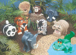 Jungle Animals Layered Animal Pattern Set [LA9,11,15,16,18,20,25,36,43, & 47]