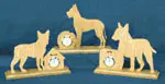 K-9 Clocks Combo Set Project Patterns [6024A,B,& C]